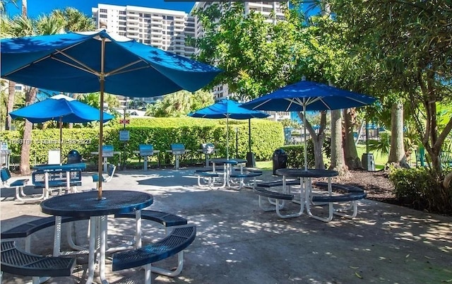 view of home's community featuring a patio