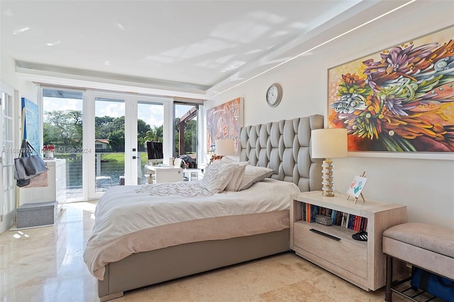 6616 E Miami Lakes Dr E, Miami Lakes, FL 33014 - bedroom featuring french doors and access to outside