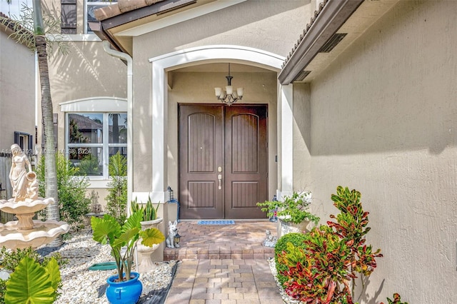 view of entrance to property