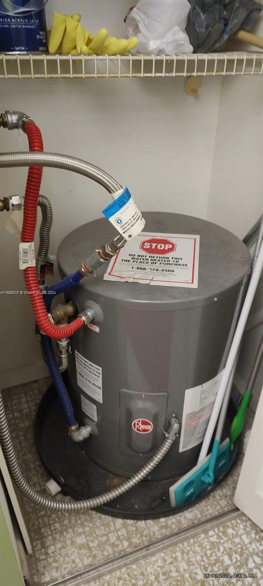 utilities with water heater