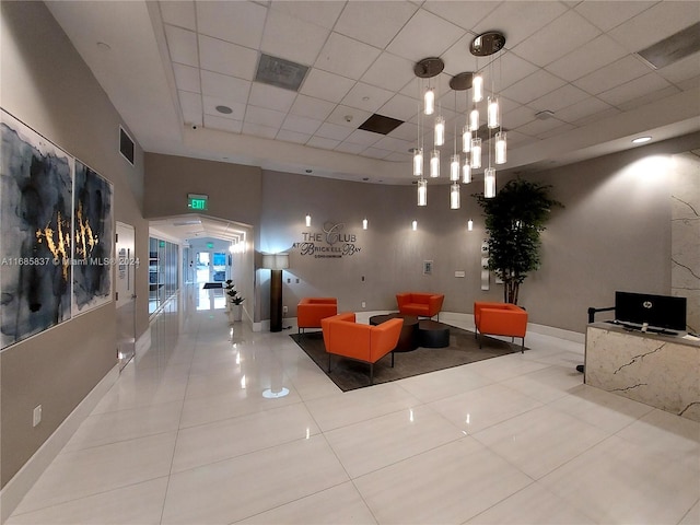 view of community lobby