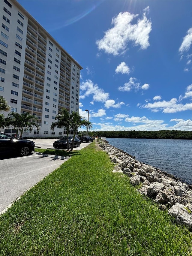 property view of water