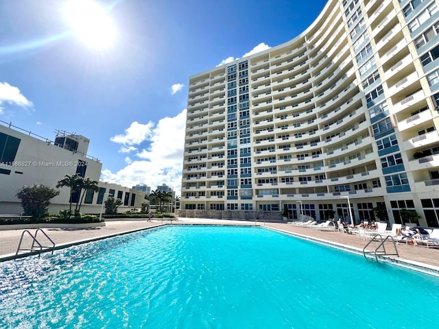 view of pool