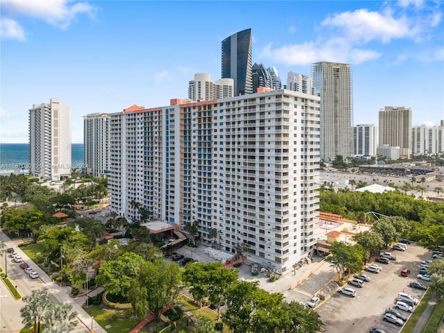 210 174th St Unit 1906, Sunny Isles Beach, FL 33160 - view of property featuring a skyline view and a water view