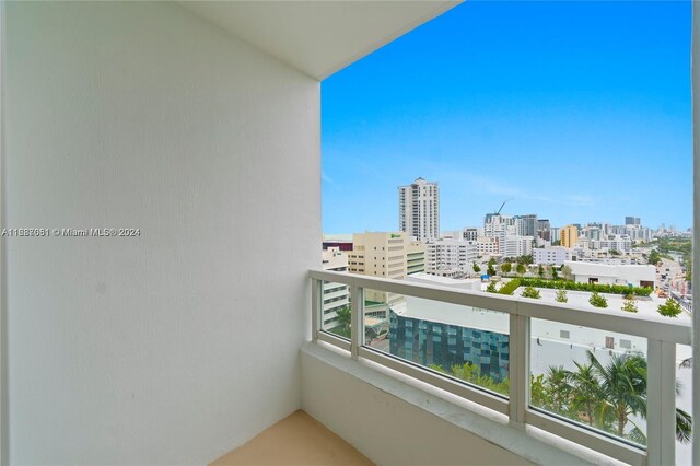 4401 Collins Ave Unit 1214, Miami Beach, FL 33140 - balcony featuring a view of city