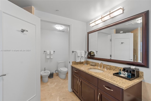 4401 Collins Ave Unit 1214, Miami Beach, FL 33140 - full bathroom featuring vanity and a bidet