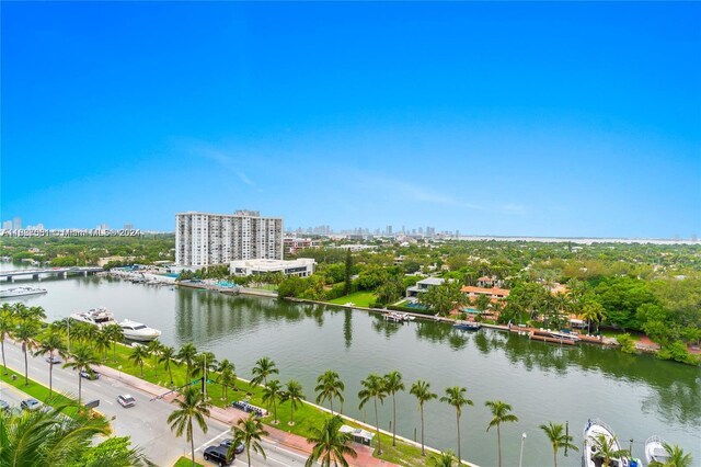 4401 Collins Ave Unit 1214, Miami Beach, FL 33140 - water view featuring city skyline