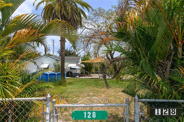 view of yard featuring a patio area