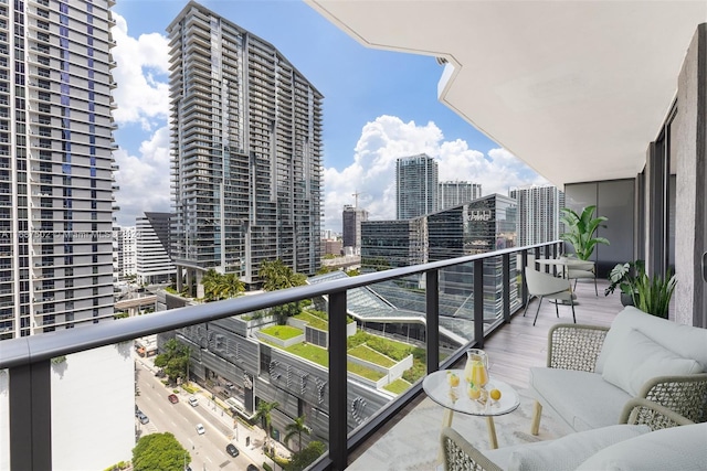 balcony with outdoor lounge area