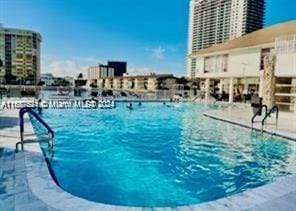 1833 S Ocean Dr Unit Ph1, Hallandale Beach, FL 33009 - community pool with a view of city
