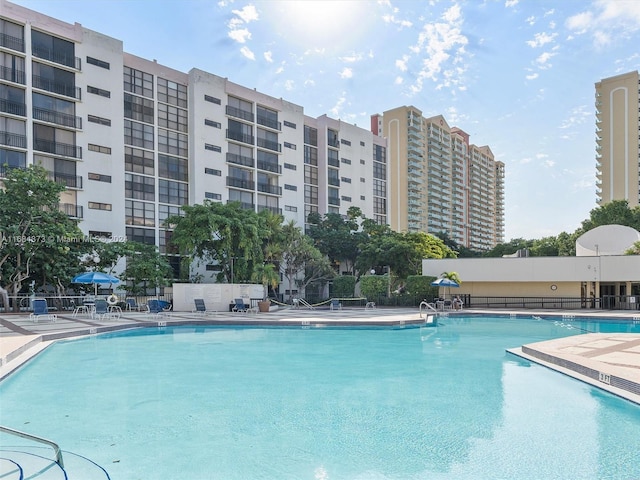 17021 N Bay Rd Unit 701, Sunny Isles Beach, FL 33160 - view of community pool
