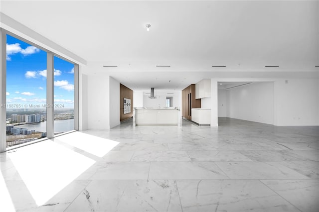 view of unfurnished living room