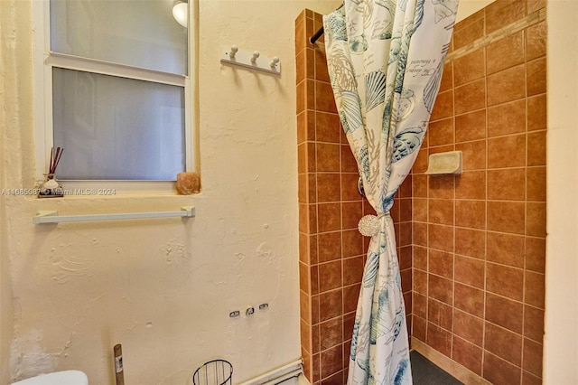 bathroom with walk in shower