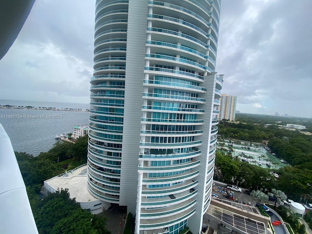 view of property featuring a water view