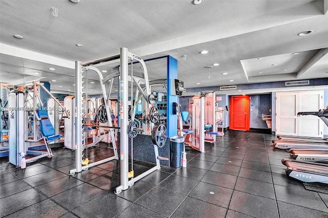 view of exercise room