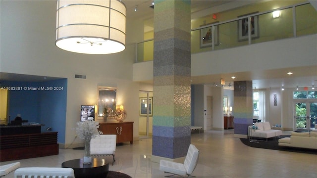 view of community lobby