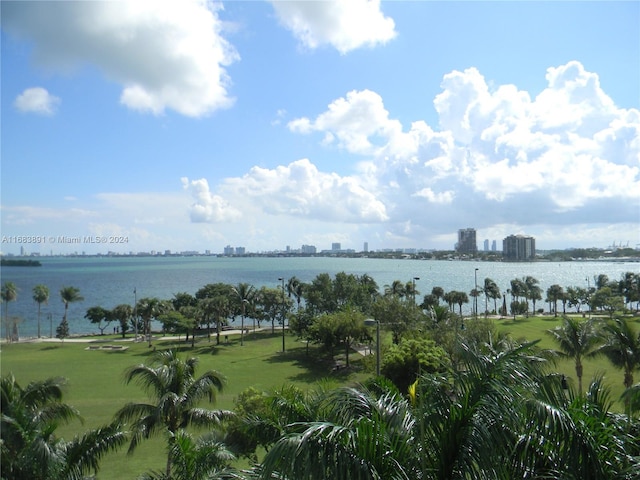 view of water feature