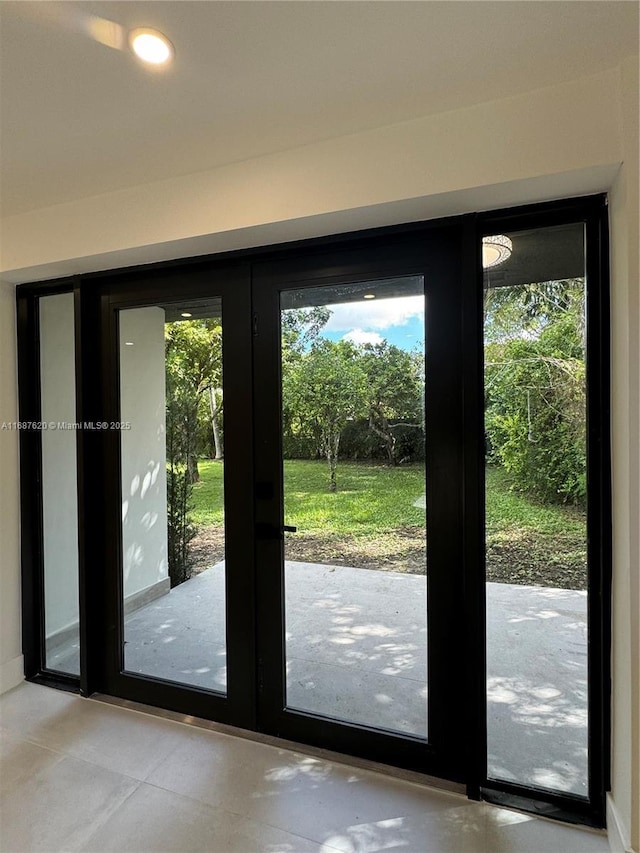 doorway featuring plenty of natural light