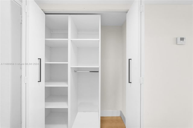 view of closet