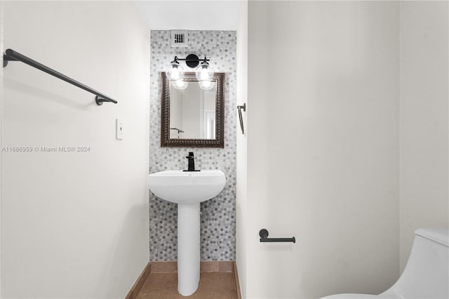 bathroom with toilet