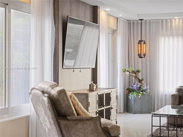 view of sitting room