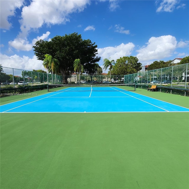 view of sport court