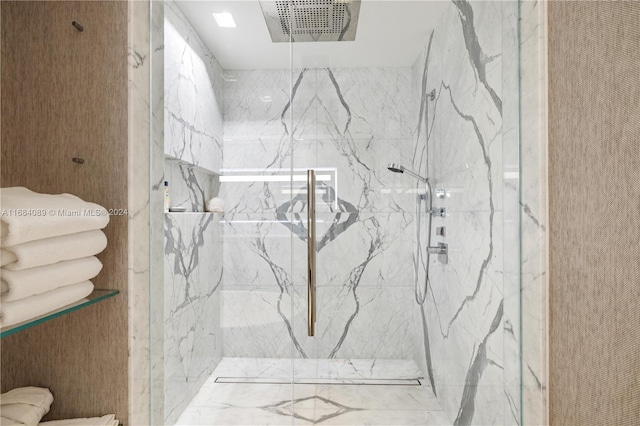 7065 Fisher Island Dr Unit 7065, Miami Beach, FL 33109 - full bathroom featuring a marble finish shower