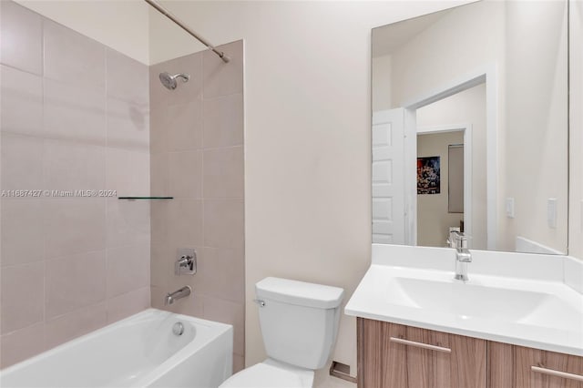 6425 NW 103rd Pl Unit 102, Doral, FL 33178 - bathroom with toilet, shower / bath combination, and vanity