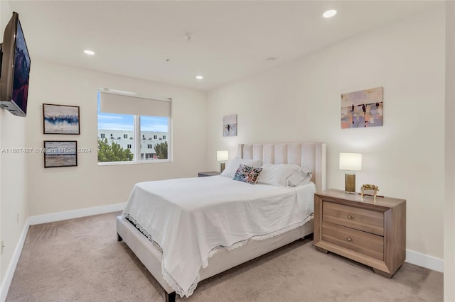 6425 NW 103rd Pl Unit 102, Doral, FL 33178 - bedroom featuring light colored carpet, baseboards, and recessed lighting