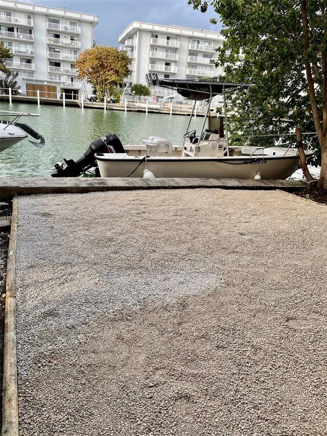 1201 Marseille Dr Unit 17, Miami Beach, FL 33141 - exterior space with a dock