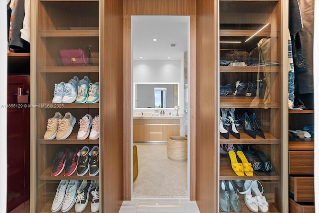 2811 S Bayshore Dr Unit 4C, Miami, FL 33133 - walk in closet with a sink