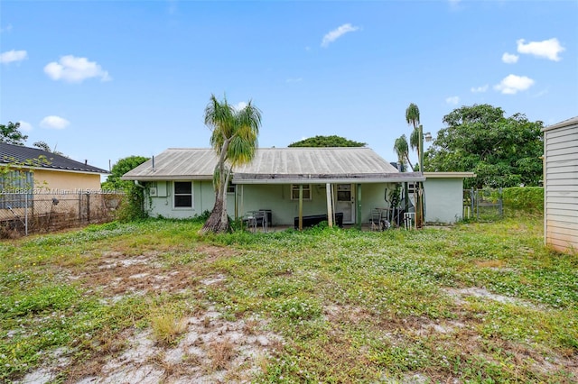 view of rear view of property