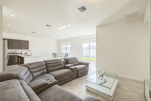 view of living room