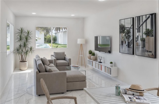 view of living room