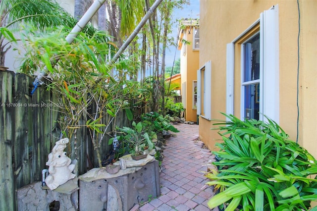 view of patio / terrace with a fenced backyard