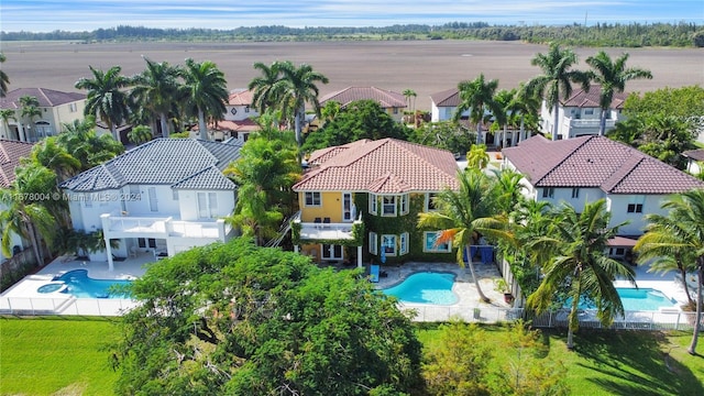 bird's eye view featuring a residential view