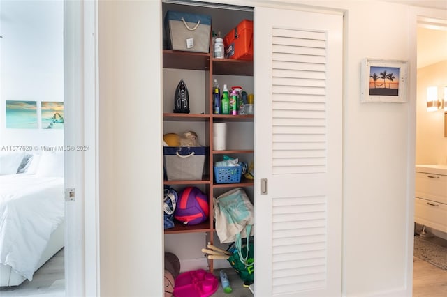 view of closet