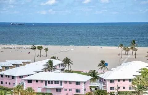 water view with a beach view