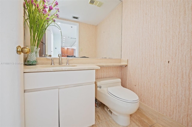 10175 Collins Ave Unit 1003, Bal Harbour, FL 33154 - half bathroom featuring vanity and toilet