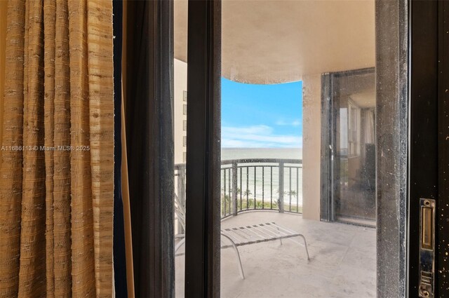 10175 Collins Ave Unit 1003, Bal Harbour, FL 33154 - balcony featuring a water view