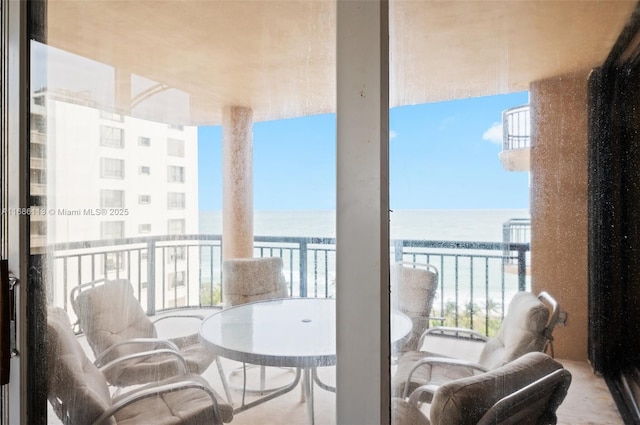 10175 Collins Ave Unit 1003, Bal Harbour, FL 33154 - balcony with view of water and beach