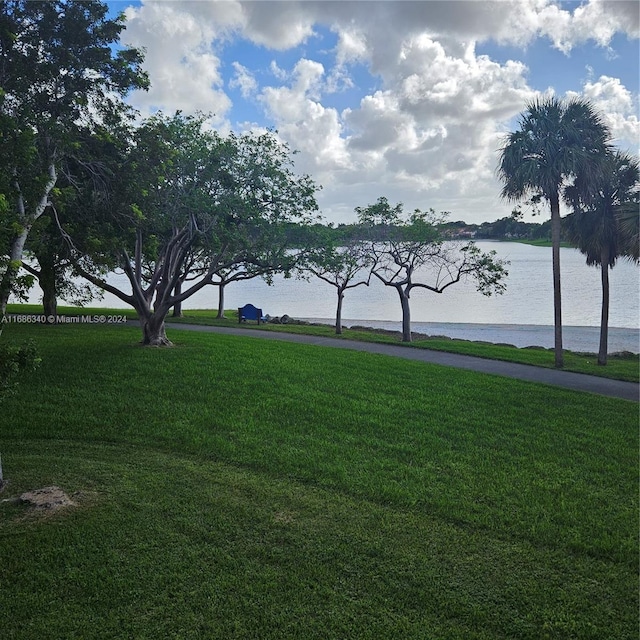 view of water feature