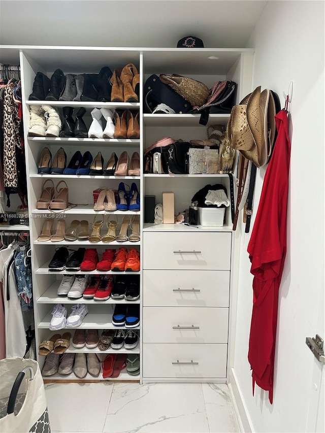 view of closet