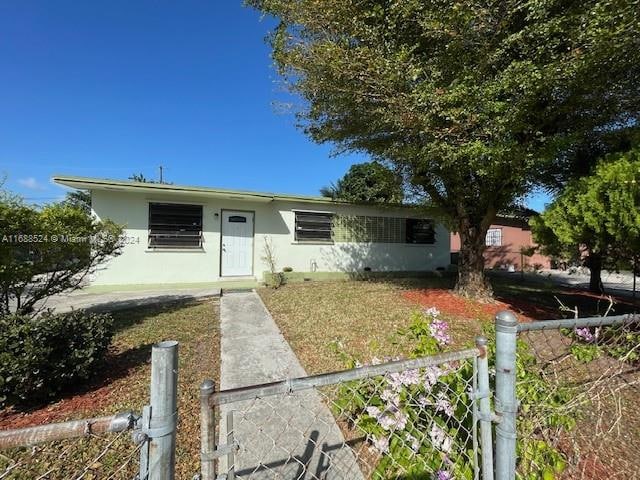 view of ranch-style house