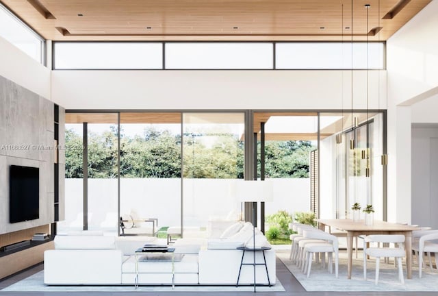 sunroom / solarium featuring a wealth of natural light