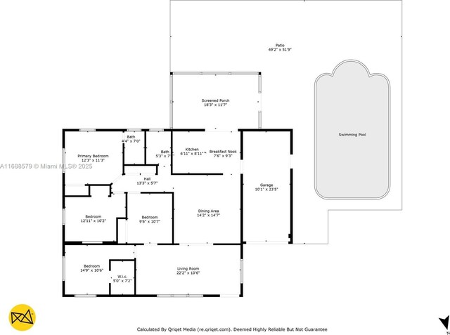 ranch-style house featuring a garage