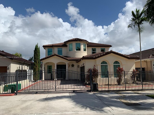 view of mediterranean / spanish house