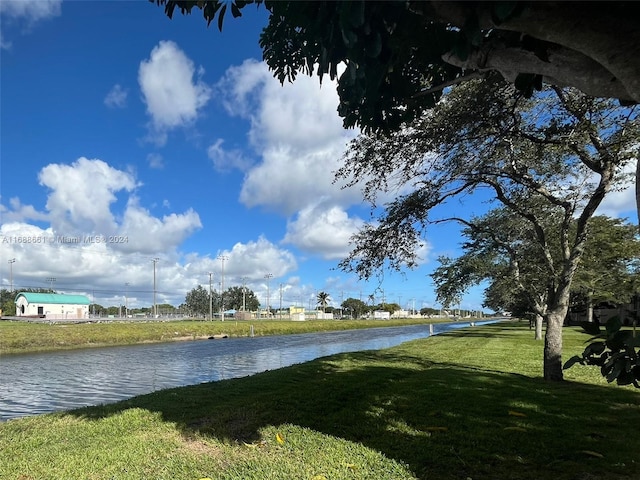 view of water feature