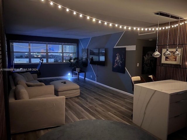 111 Golden Isles Dr Unit G5, Hallandale Beach, FL 33009 - living room featuring wood finished floors