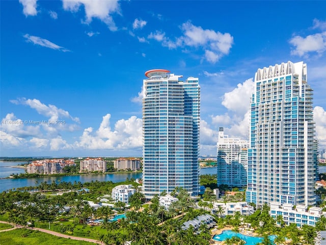 100 S Pointe Dr Unit 706, Miami Beach, FL 33139 - city view with a nearby body of water